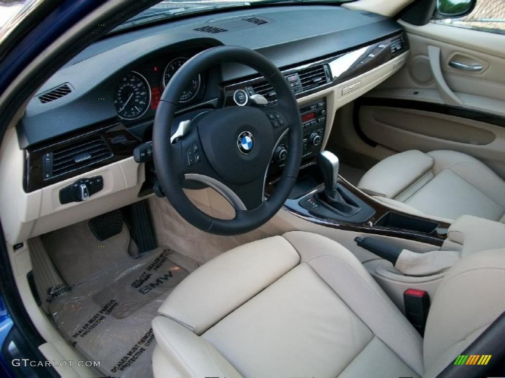 2010 3 Series 328i xDrive Sedan - Montego Blue Metallic / Cream Beige photo #10