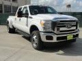 Oxford White - F350 Super Duty XLT Crew Cab 4x4 Dually Photo No. 1