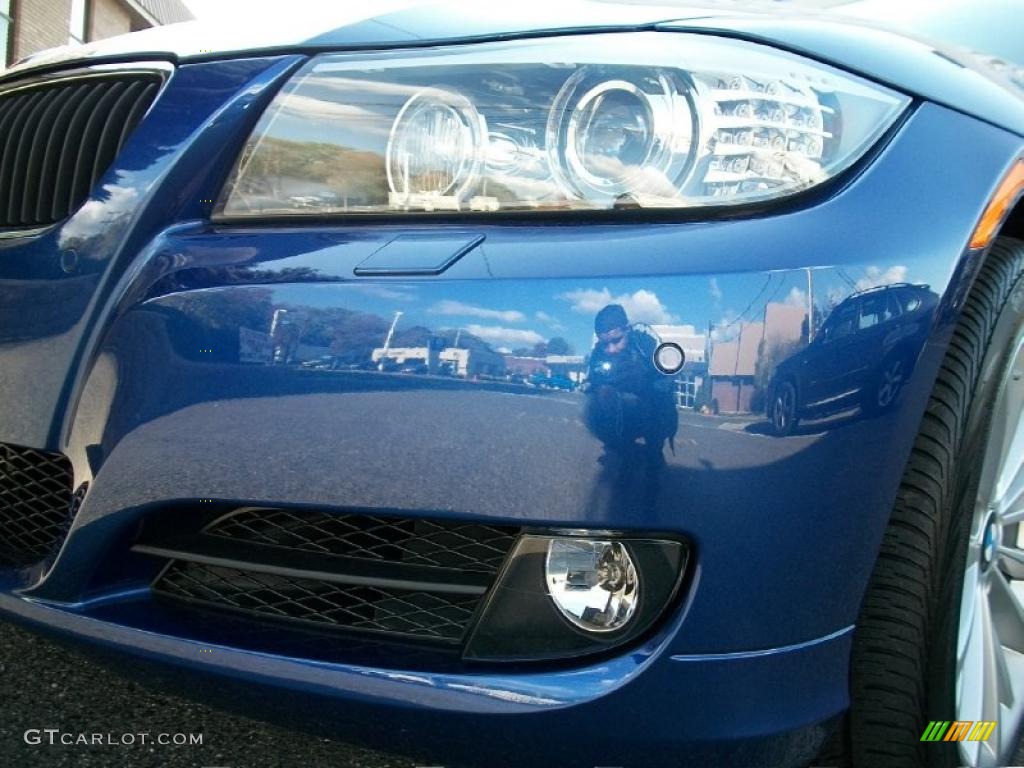 2010 3 Series 328i xDrive Sedan - Montego Blue Metallic / Cream Beige photo #30