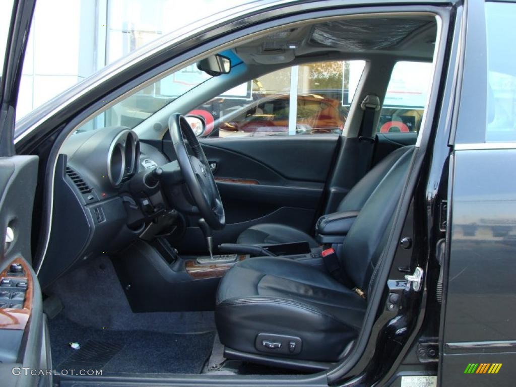 2004 Altima 2.5 SL - Super Black / Charcoal photo #8