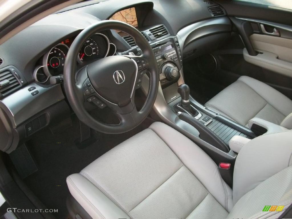 2009 Acura TL 3.7 SH-AWD Taupe/Ebony Dashboard Photo #38388547