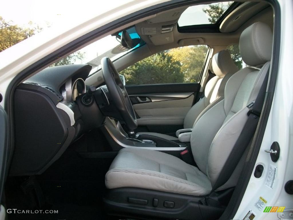 Taupe/Ebony Interior 2009 Acura TL 3.7 SH-AWD Photo #38388567