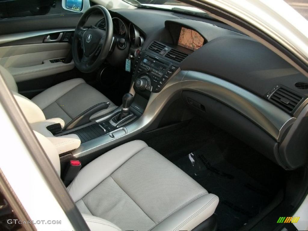 Taupe/Ebony Interior 2009 Acura TL 3.7 SH-AWD Photo #38388747