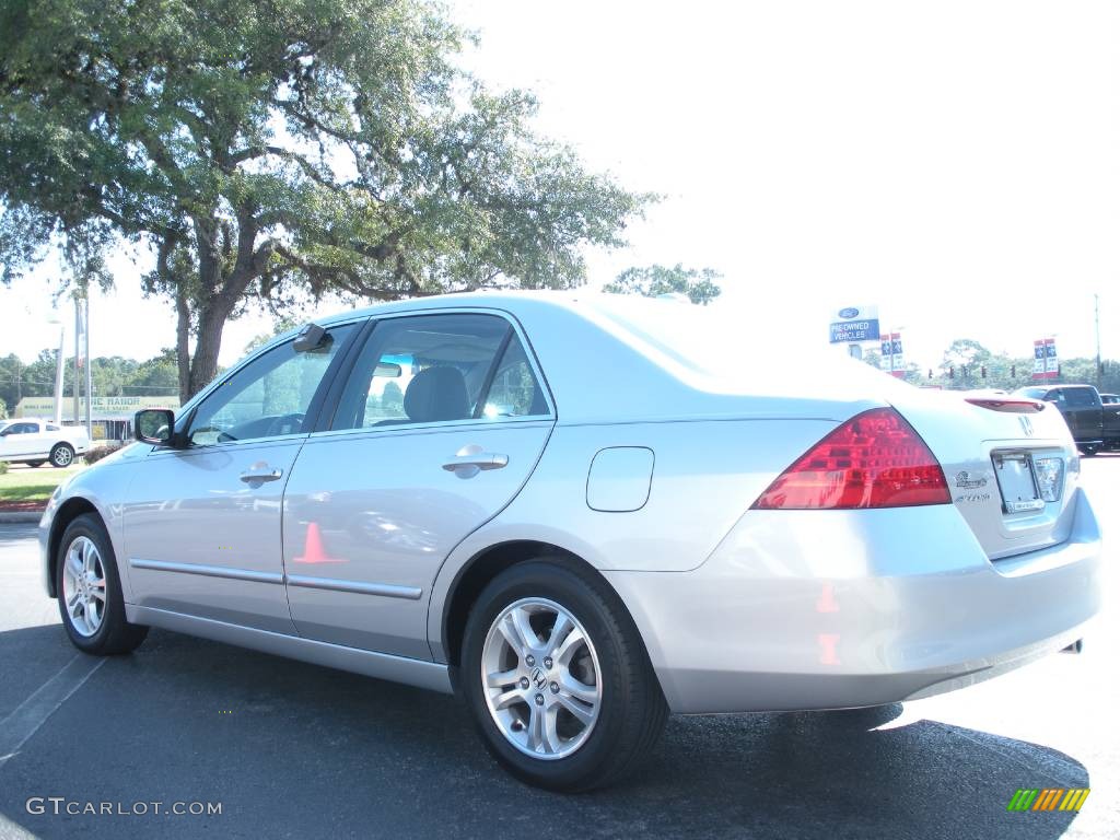 2007 Accord EX-L Sedan - Alabaster Silver Metallic / Gray photo #5