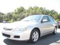 2007 Alabaster Silver Metallic Honda Accord EX-L Sedan  photo #7