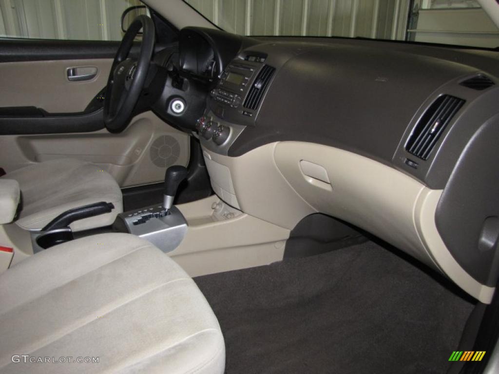 2009 Elantra GLS Sedan - Laguna Sand / Beige photo #15