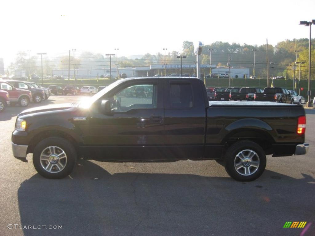 2006 F150 XLT SuperCab - Black / Medium Flint photo #1