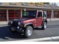 2002 Sienna Red Pearl Jeep Wrangler Sport 4x4 #38342787