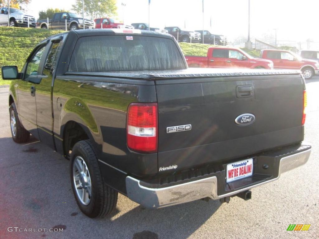 2006 F150 XLT SuperCab - Black / Medium Flint photo #8