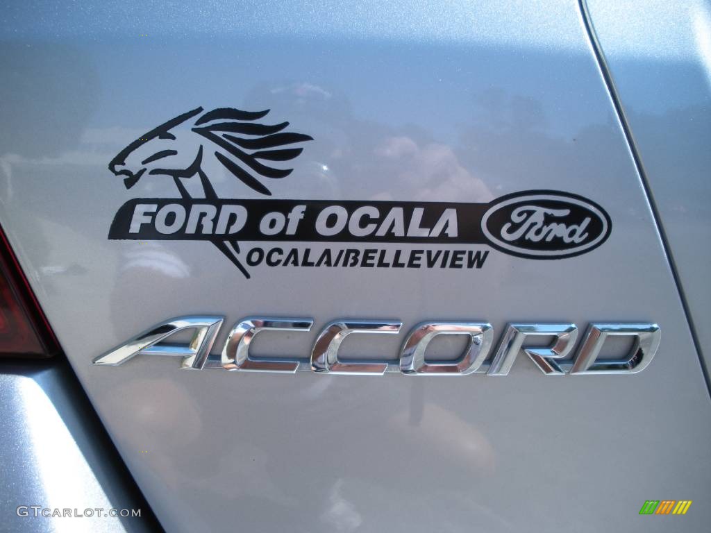 2007 Accord EX-L Sedan - Alabaster Silver Metallic / Gray photo #9