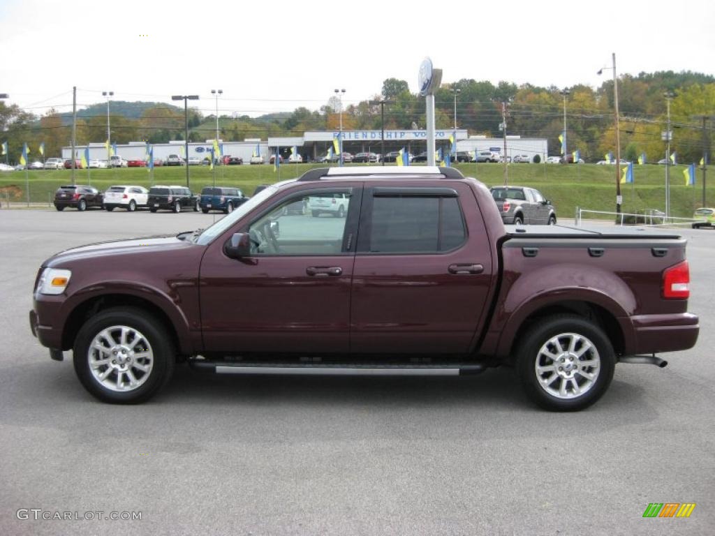 Dark Cherry Metallic Ford Explorer Sport Trac