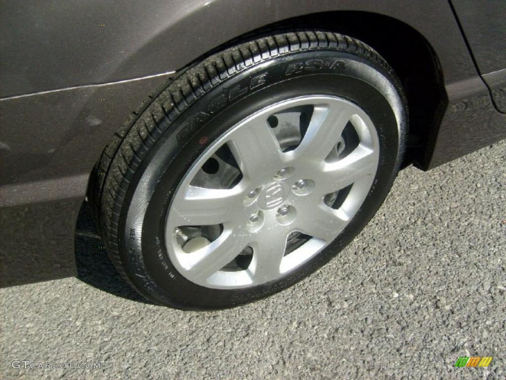 2010 Civic LX Sedan - Urban Titanium Metallic / Beige photo #8