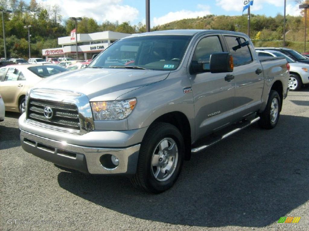 2008 Tundra TRD CrewMax 4x4 - Silver Sky Metallic / Graphite Gray photo #3