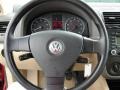 Pure Beige Steering Wheel Photo for 2006 Volkswagen Jetta #38392392