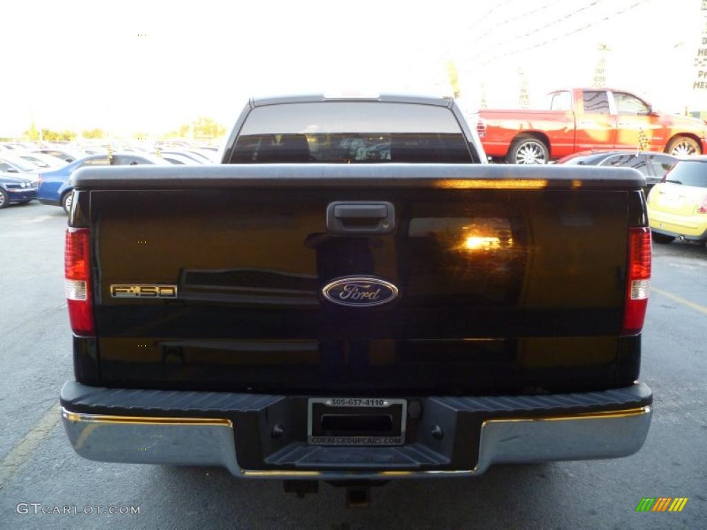 2005 F150 XLT SuperCab - Black / Medium Flint/Dark Flint Grey photo #5