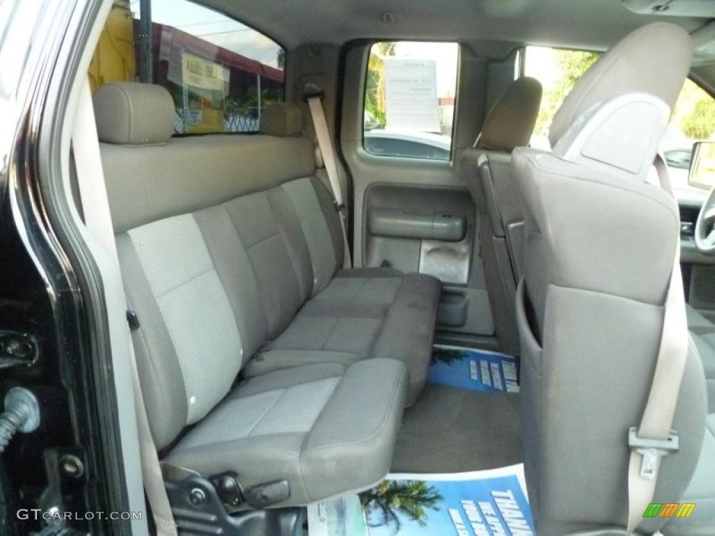 2005 F150 XLT SuperCab - Black / Medium Flint/Dark Flint Grey photo #10
