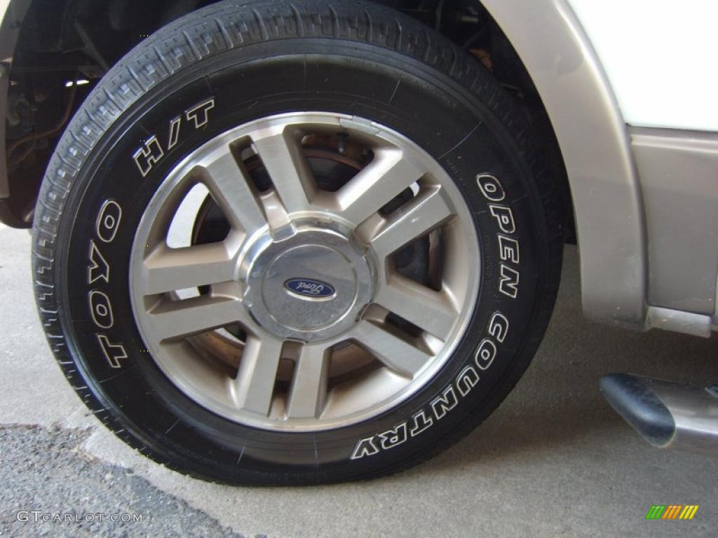 2006 F150 Lariat SuperCrew - Oxford White / Tan photo #15