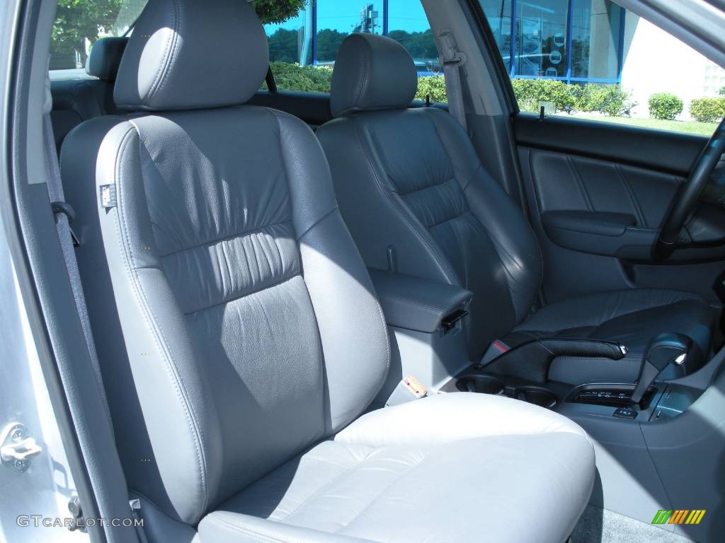 2007 Accord EX-L Sedan - Alabaster Silver Metallic / Gray photo #16