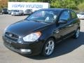 Ebony Black - Accent GS Coupe Photo No. 1