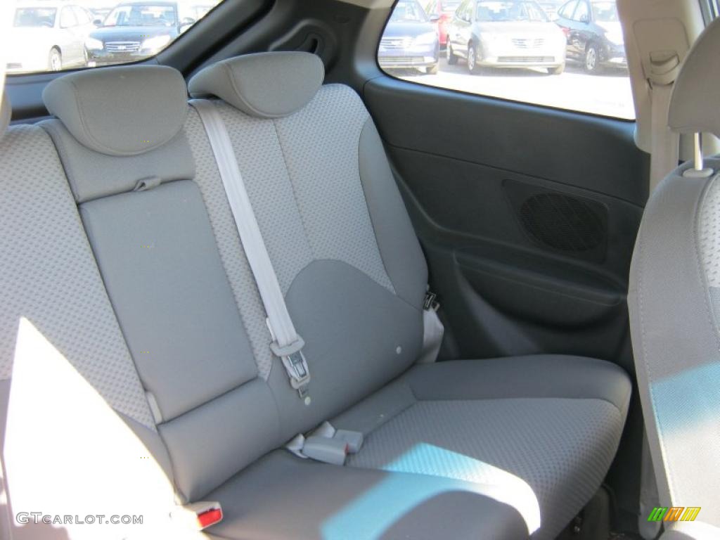 Gray Interior 2008 Hyundai Accent GS Coupe Photo #38395212