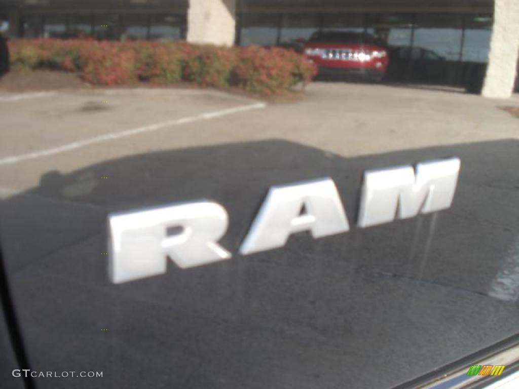 2008 Ram 1500 Laramie Quad Cab 4x4 - Brilliant Black Crystal Pearl / Medium Slate Gray photo #32