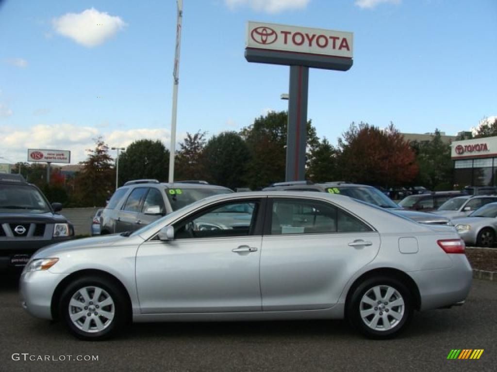 2008 Camry XLE V6 - Classic Silver Metallic / Ash photo #3