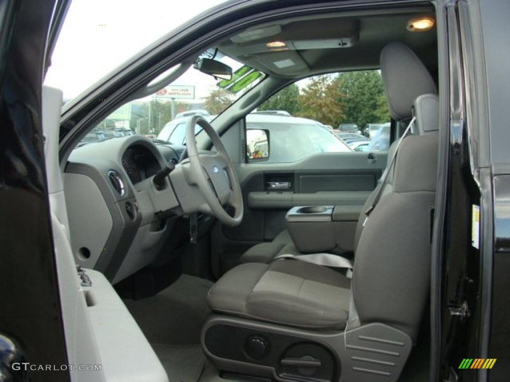 2006 F150 XLT SuperCab 4x4 - Black / Medium/Dark Flint photo #7