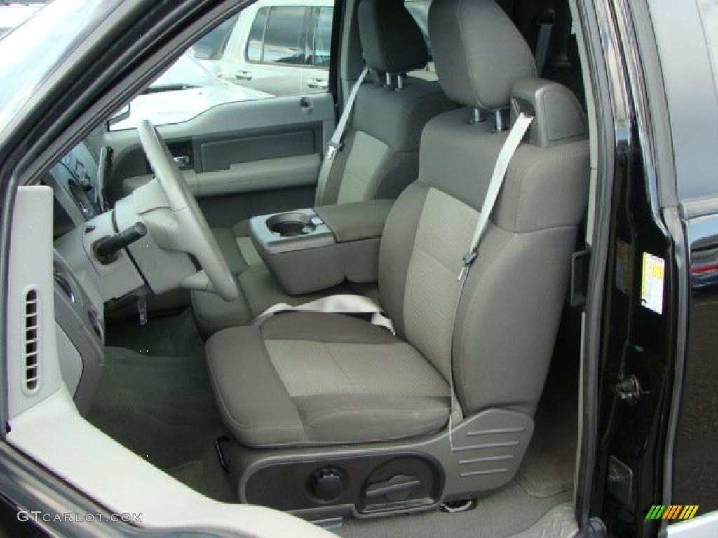 2006 F150 XLT SuperCab 4x4 - Black / Medium/Dark Flint photo #8