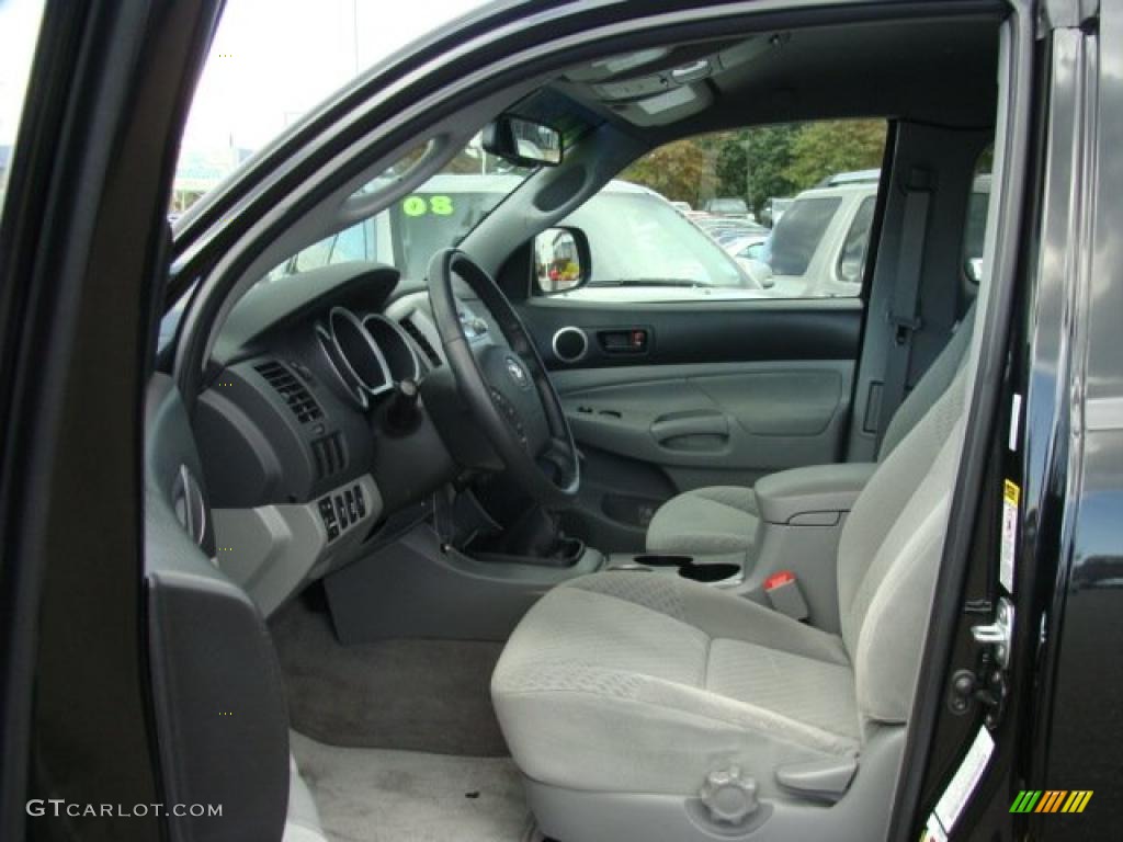 Graphite Gray Interior 2009 Toyota Tacoma SR5 Access Cab 4x4 Photo #38396743
