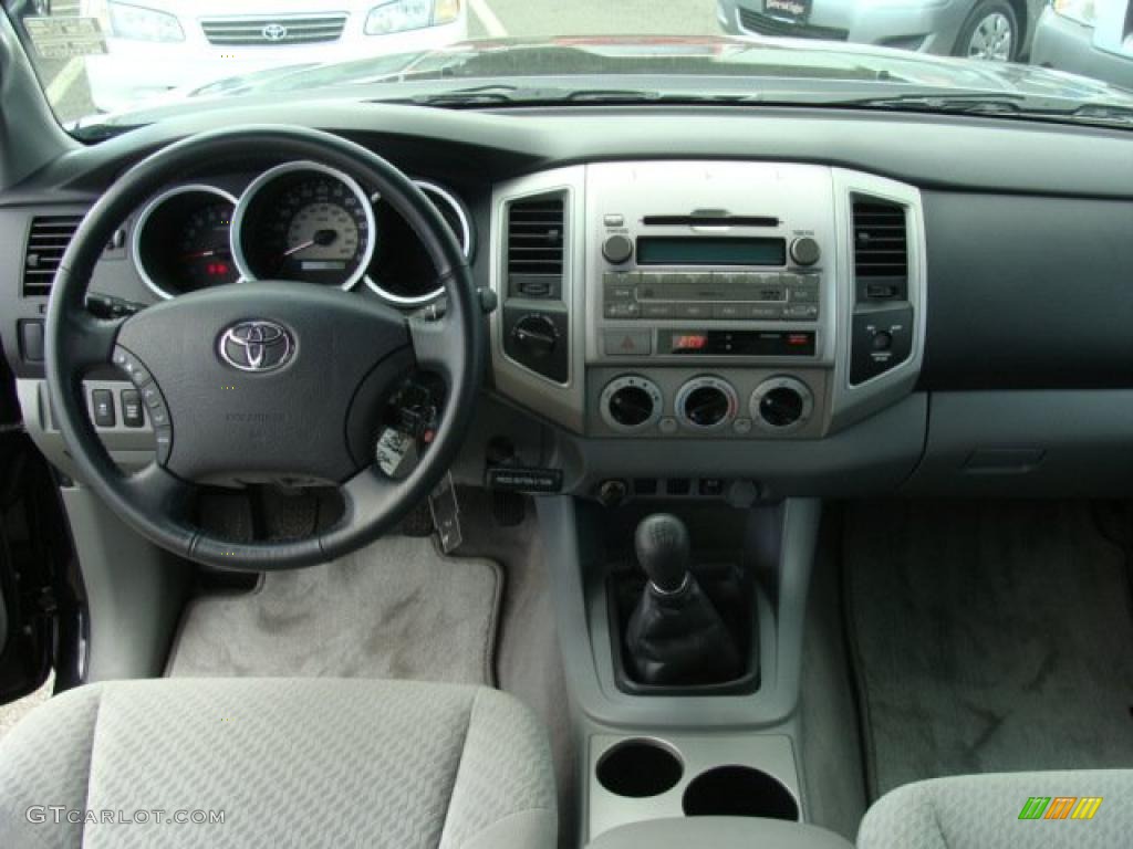 2009 Toyota Tacoma SR5 Access Cab 4x4 Graphite Gray Dashboard Photo #38396783