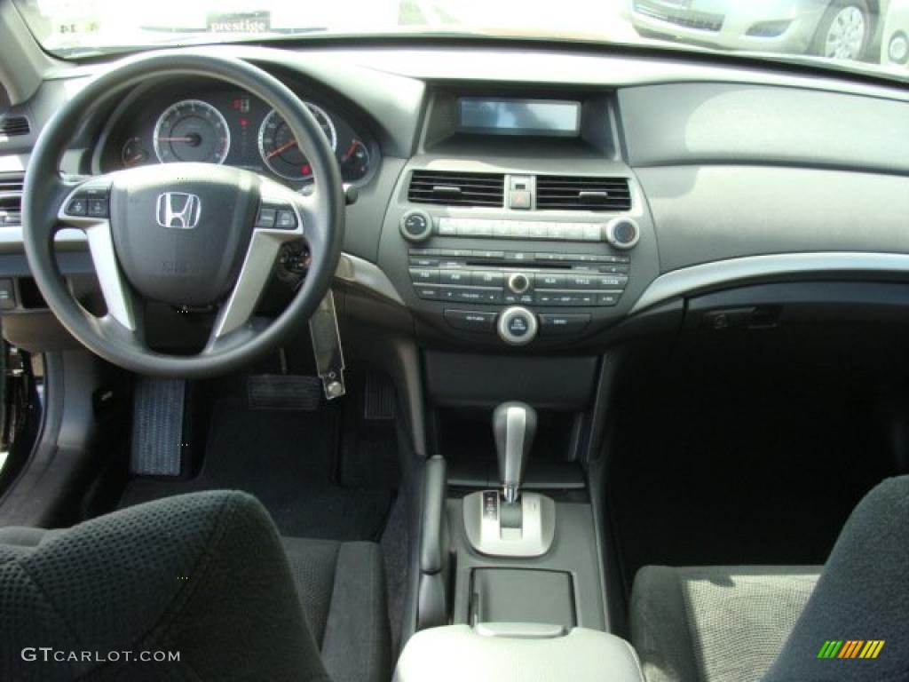 2010 Honda Accord EX V6 Sedan Black Dashboard Photo #38397007