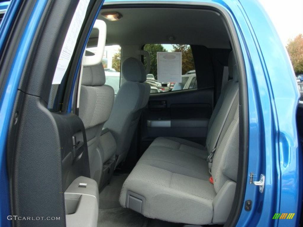 2008 Tundra Double Cab 4x4 - Blue Streak Metallic / Graphite Gray photo #13
