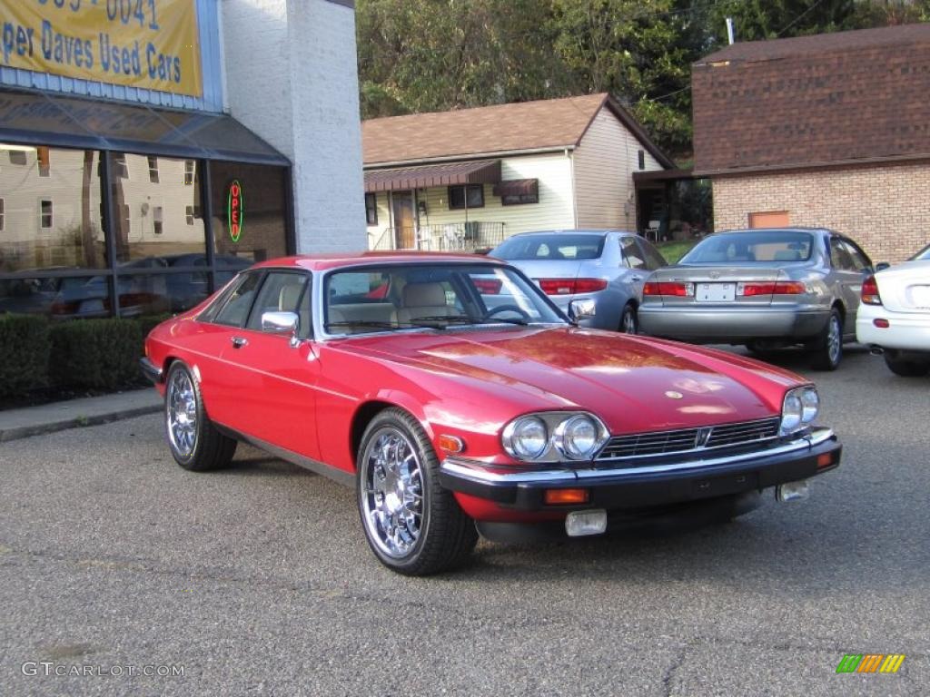 1989 XJ XJS V12 Coupe - Signal Red / Ivory photo #1