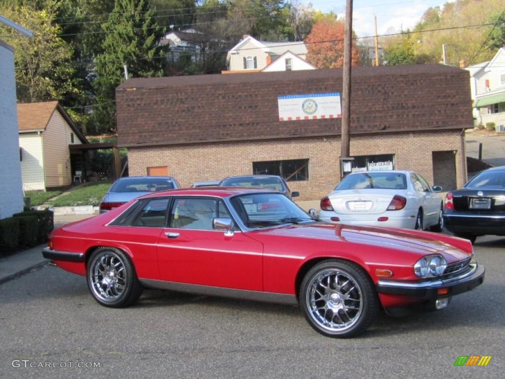 1989 XJ XJS V12 Coupe - Signal Red / Ivory photo #2