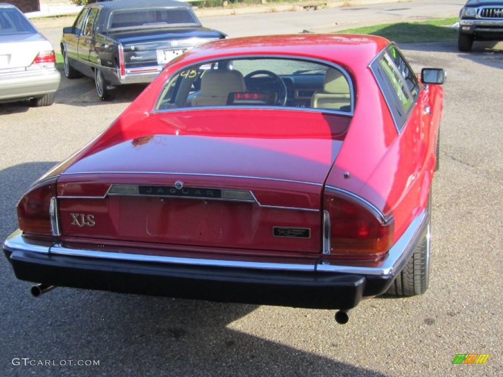 1989 XJ XJS V12 Coupe - Signal Red / Ivory photo #4