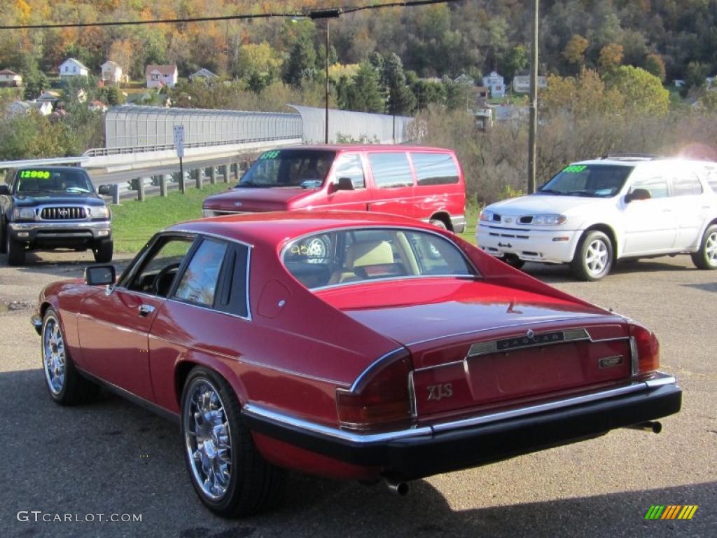 1989 XJ XJS V12 Coupe - Signal Red / Ivory photo #5