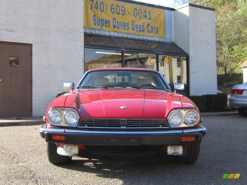 1989 XJ XJS V12 Coupe - Signal Red / Ivory photo #10