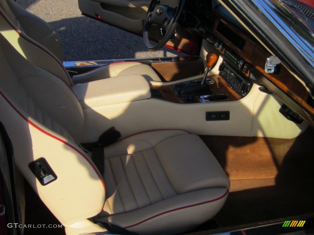 1989 XJ XJS V12 Coupe - Signal Red / Ivory photo #15