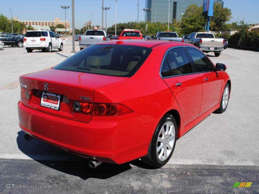 2008 TSX Sedan - Milano Red / Parchment photo #5