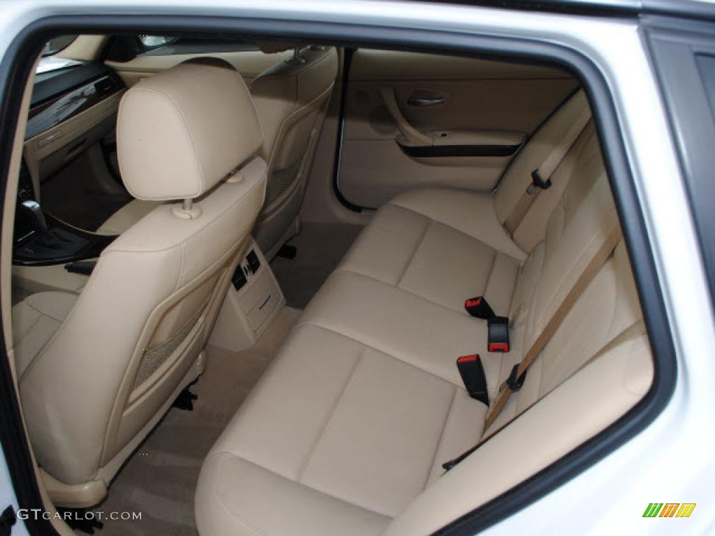 Beige Interior 2009 BMW 3 Series 328i Sport Wagon Photo #38400284