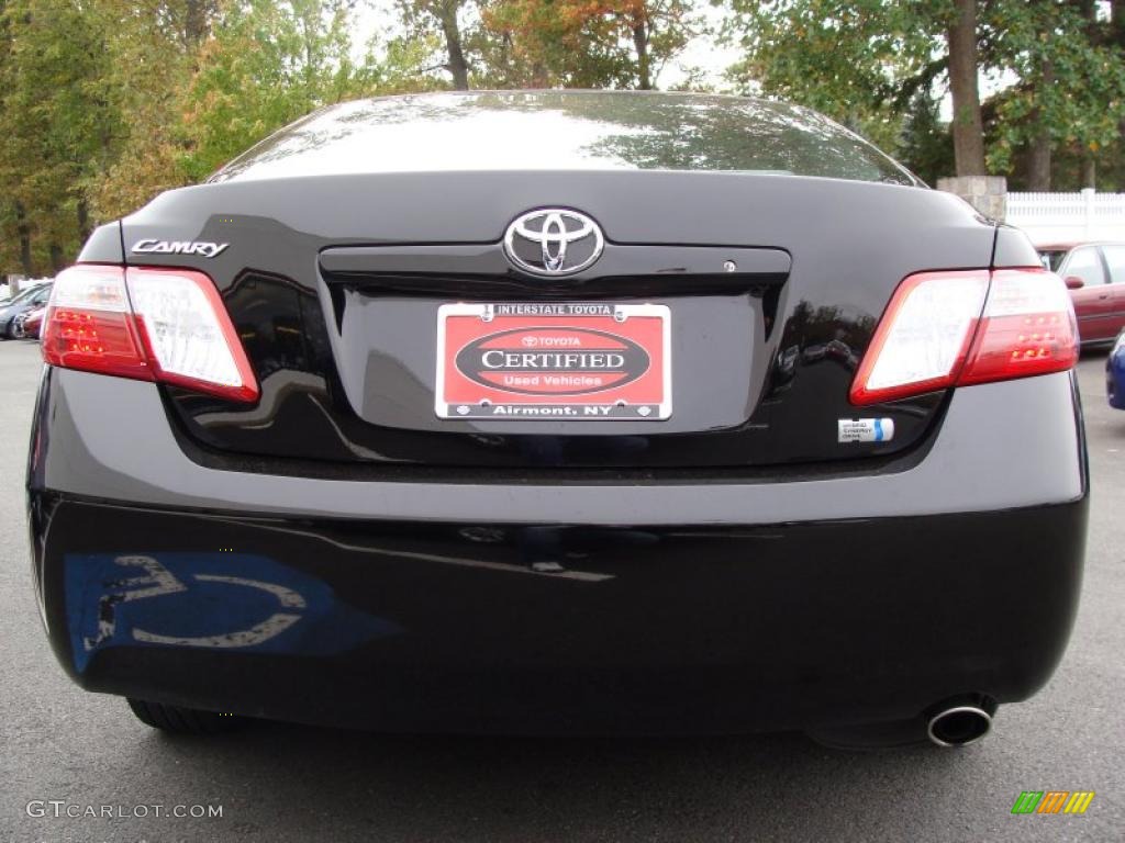 2008 Camry Hybrid - Black / Ash photo #5