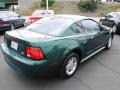 2001 Dark Highland Green Ford Mustang V6 Coupe  photo #8