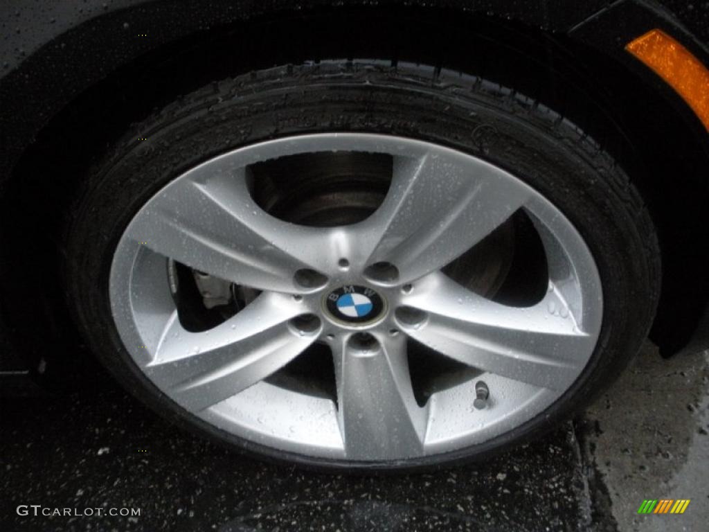 2007 3 Series 335i Coupe - Jet Black / Black photo #2