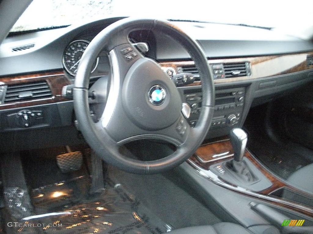 2007 3 Series 335i Coupe - Jet Black / Black photo #4