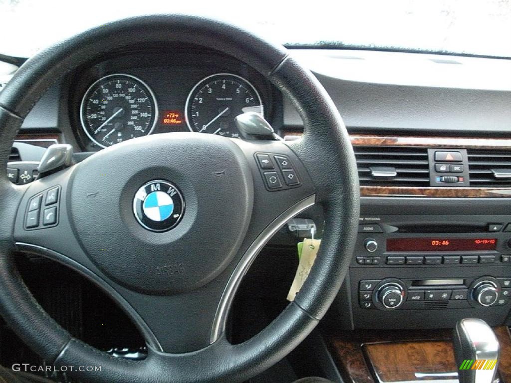 2007 3 Series 335i Coupe - Jet Black / Black photo #6