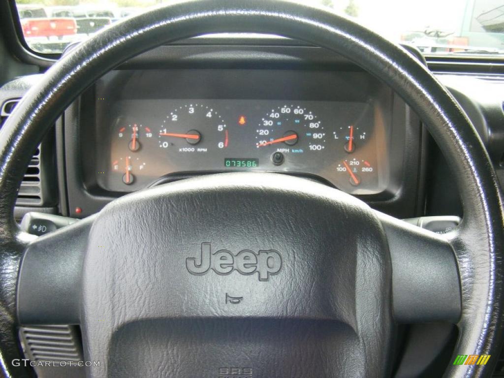 2004 Wrangler Sport 4x4 - Black / Dark Slate Gray photo #13