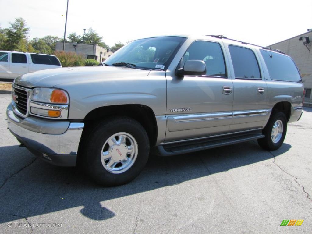2001 Yukon XL SLT - Pewter Metallic / Neutral Tan/Shale photo #1