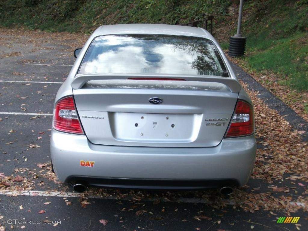 2005 Legacy 2.5 GT Limited Sedan - Brilliant Silver Metallic / Charcoal Black photo #6