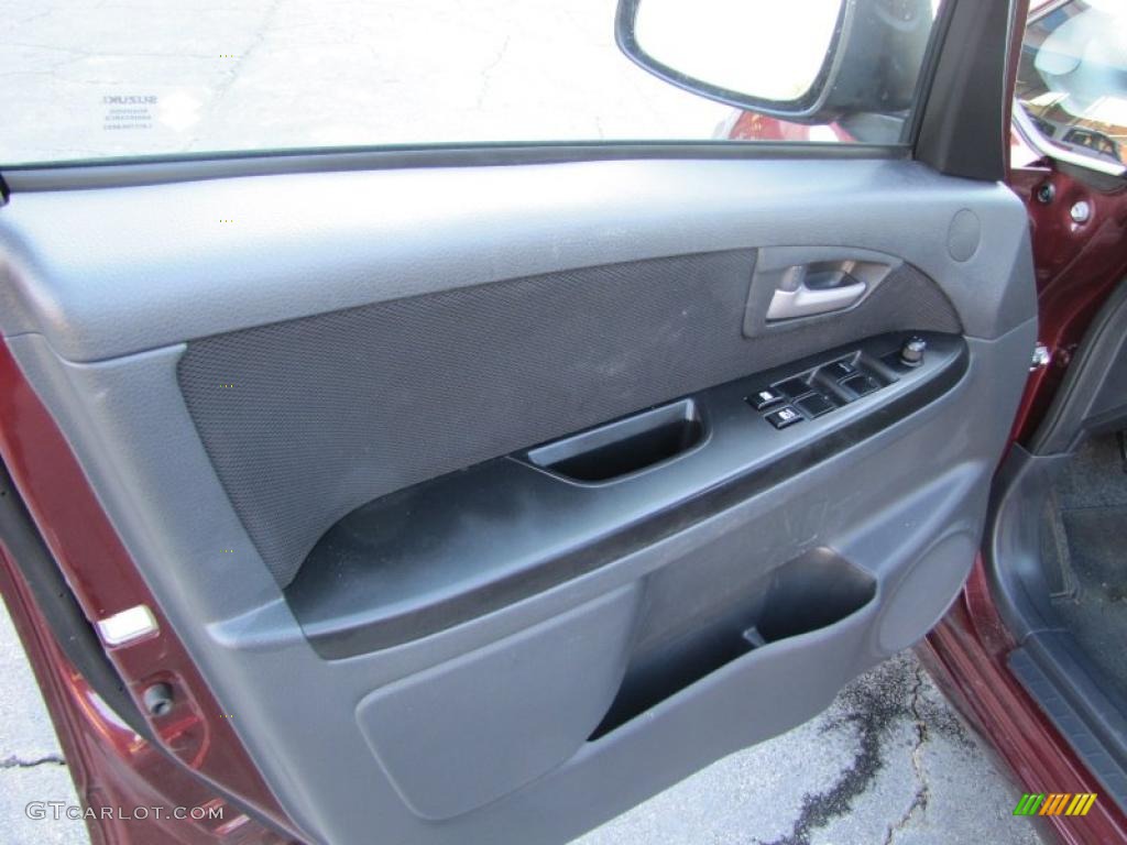 2008 Suzuki SX4 Sedan Black Door Panel Photo #38405126