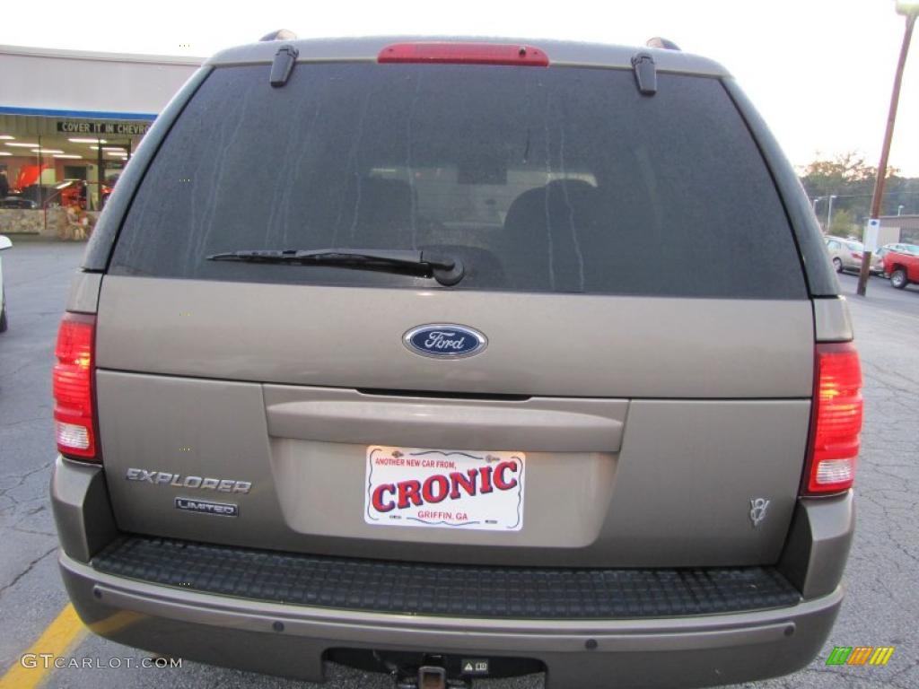 2002 Explorer Limited 4x4 - Mineral Grey Metallic / Medium Parchment photo #6